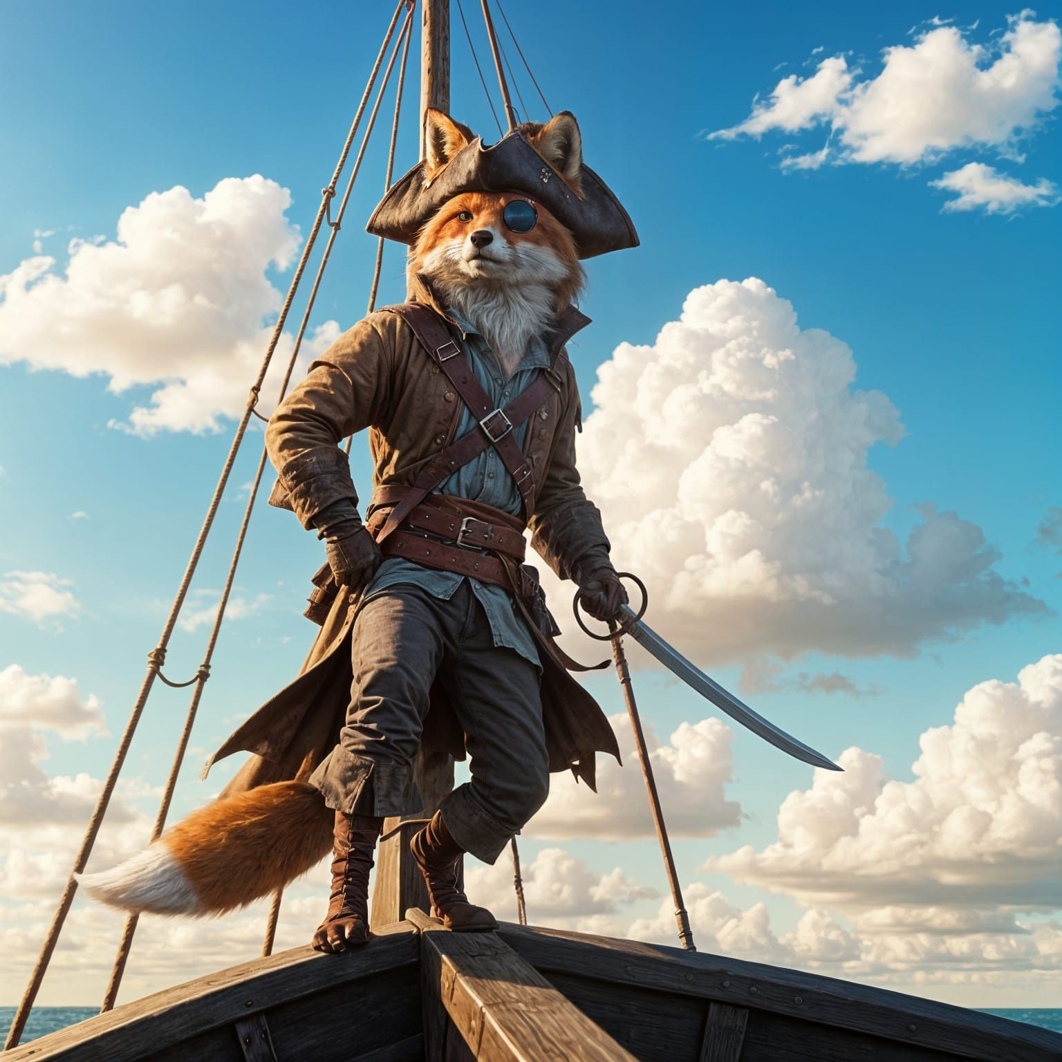 Foxy Pirate  by @lyndz