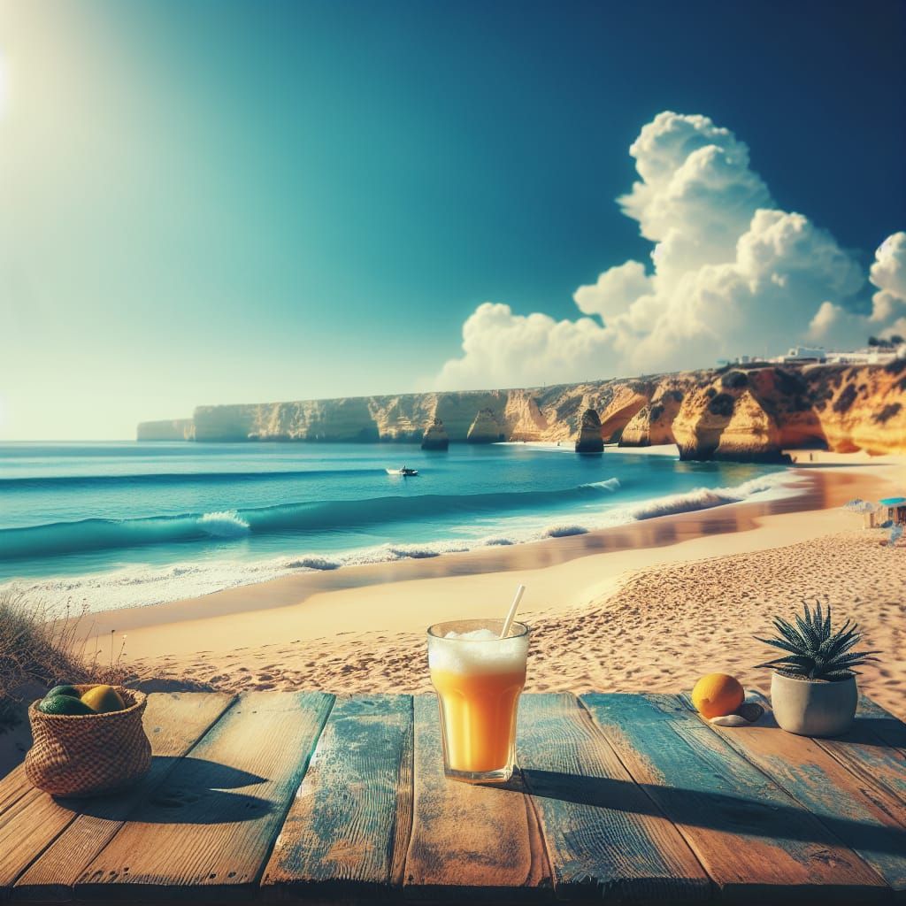Algarve Portugal. Beach, sun, sea, relaxing