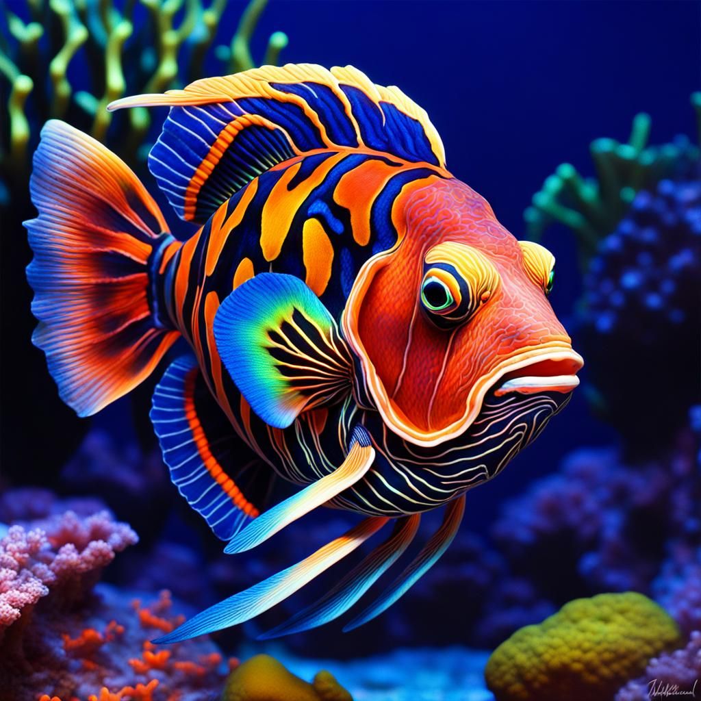 Coral reef fish - AI Generated Artwork - NightCafe Creator