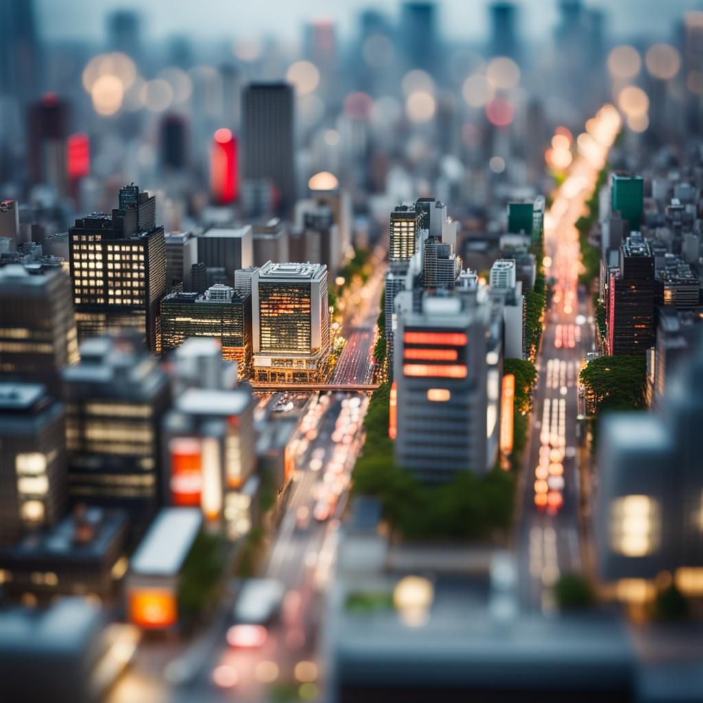 Tiny Tokyo - AI Generated Artwork - NightCafe Creator