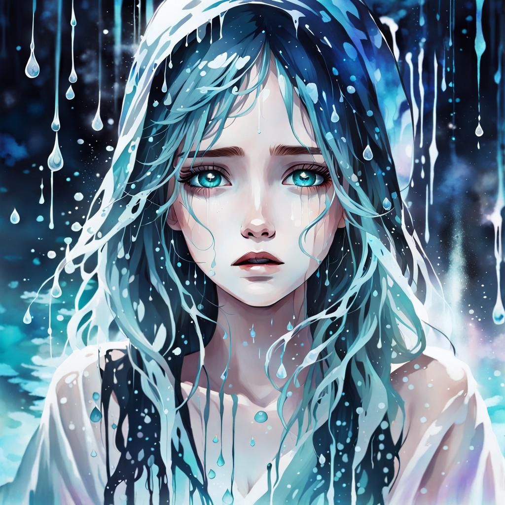 Tears - AI Generated Artwork - NightCafe Creator