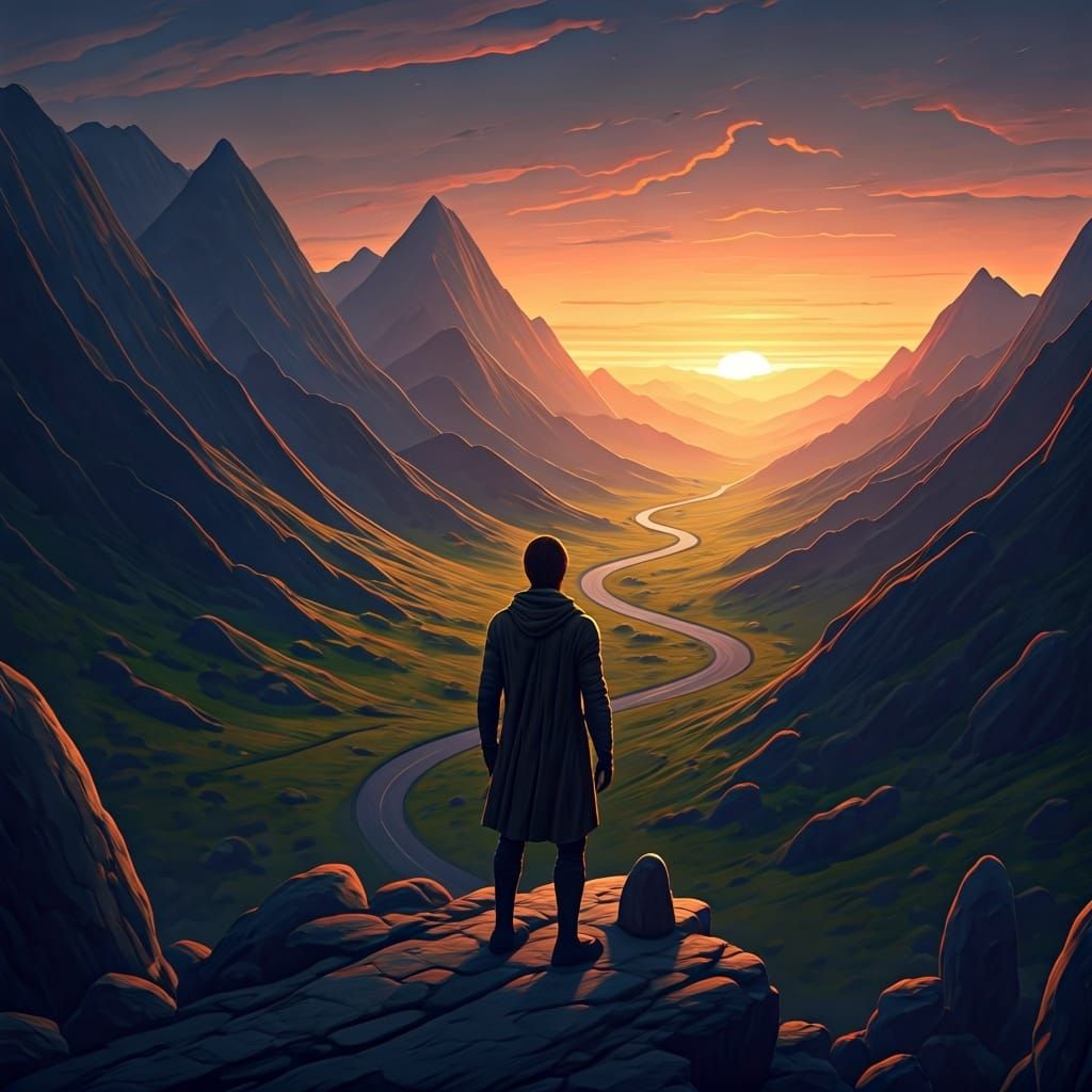 Sunrise Landscape: Contemplation and the Next Step