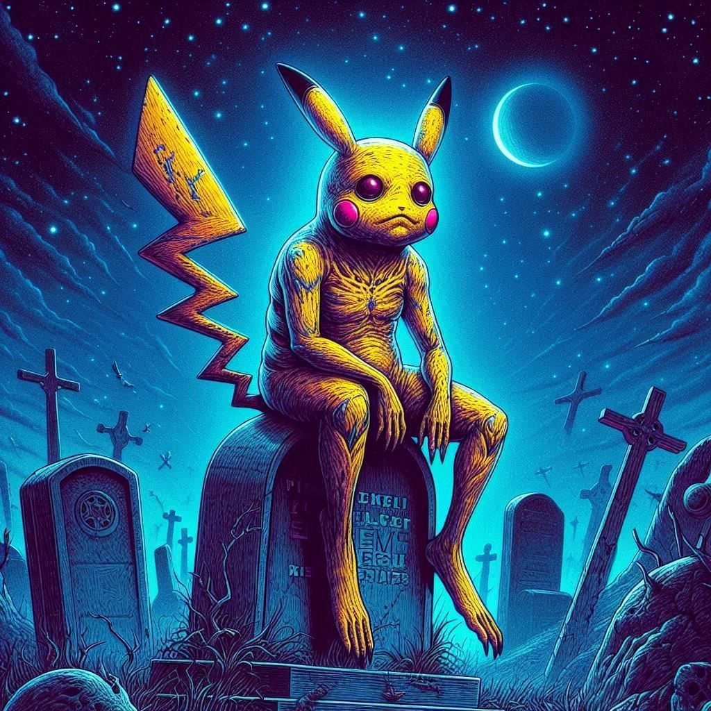 creepy pikachu