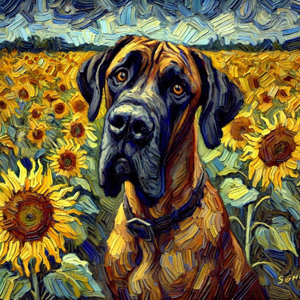 "Scooby Doo" a la Van Gogh