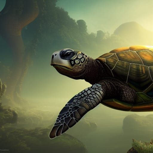 turtle - AI Generated Artwork - NightCafe Creator