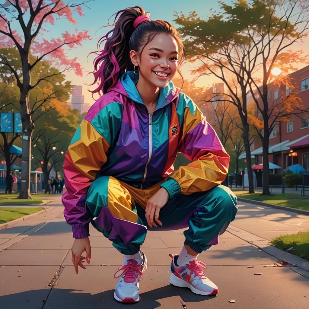 Nineties Windbreaker  by @betsy 