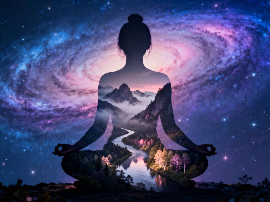 A woman's silhouette