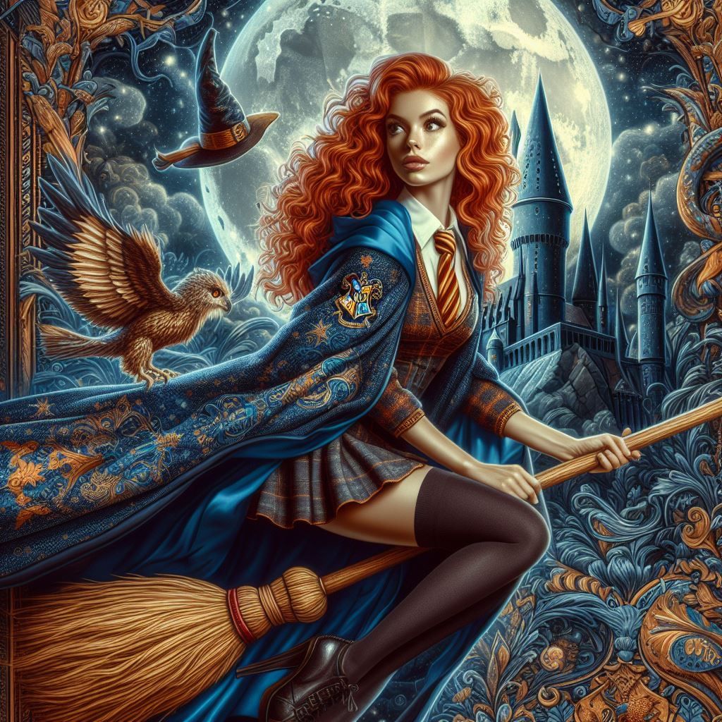 Wizard School Yearbook Photo