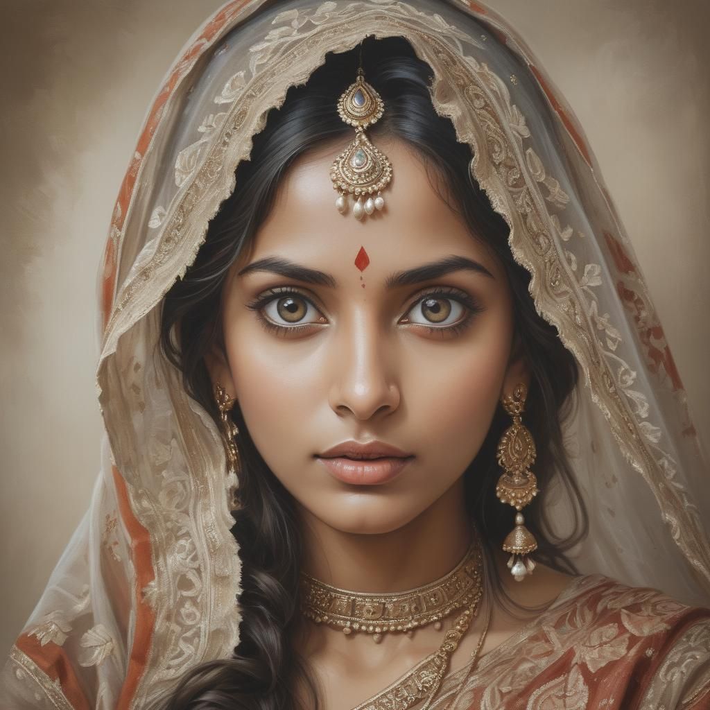 Quintessential Indian Traditional Woman