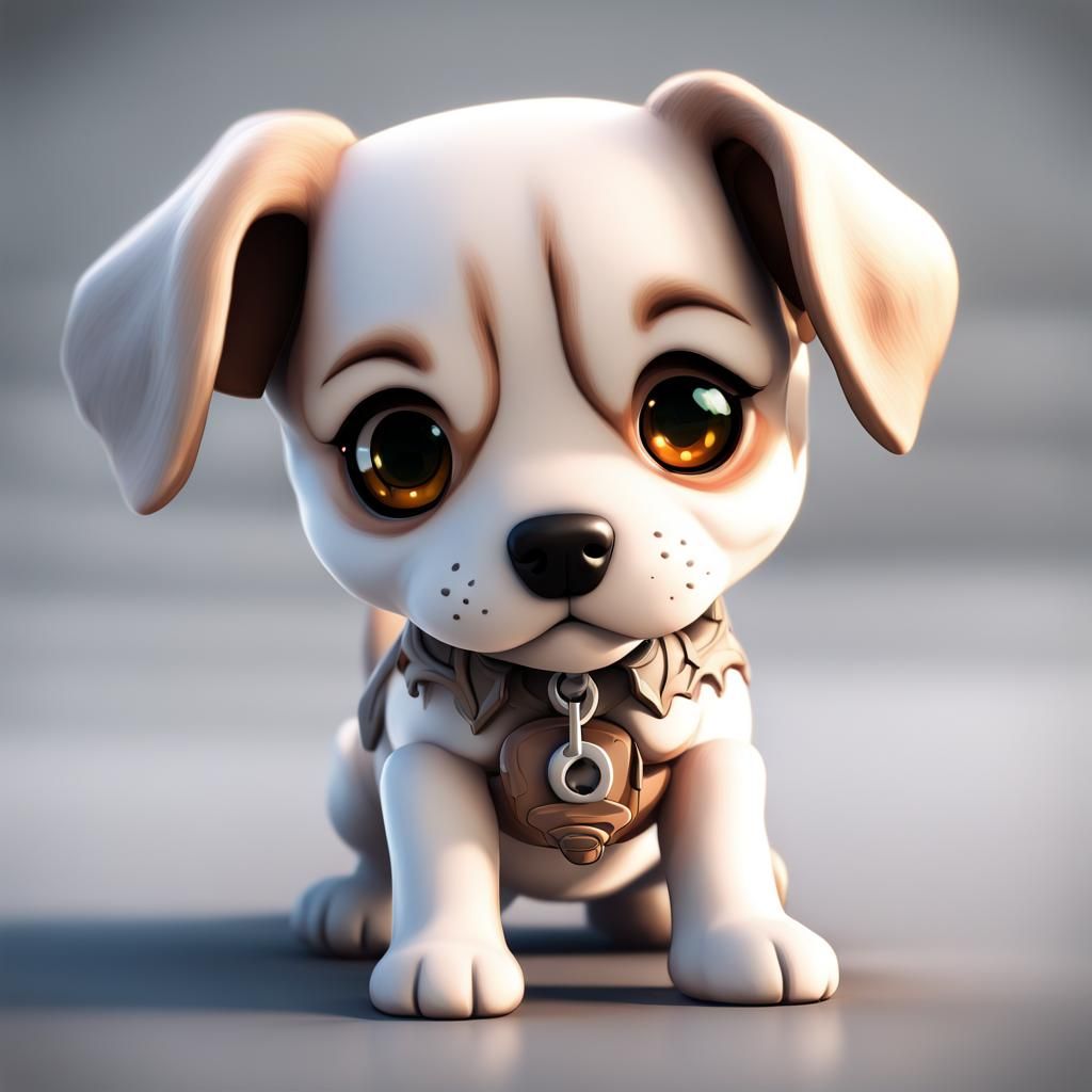 Chibi anime beagle puppy - AI Generated Artwork - NightCafe Creator