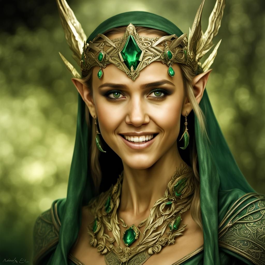 Jessica Alba as Elven Druidess (SDXL 1.0) - AI Generated Artwork ...