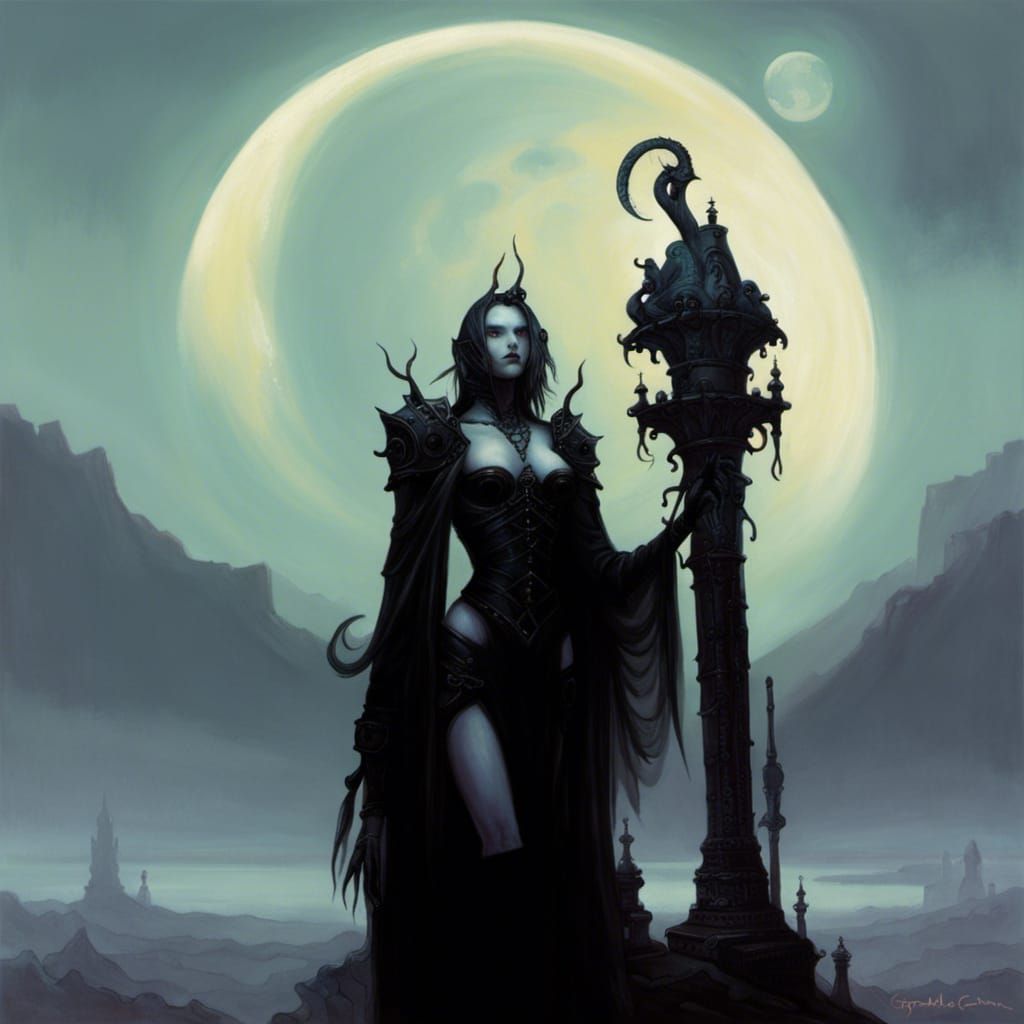 Gods Gerald Brom Jordan Grimmer gothic art beautiful complex detailed ...