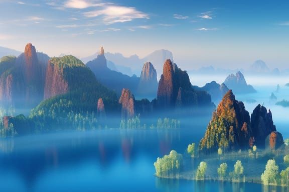 beautiful broad view vista landscape peaceful amazing wonder...