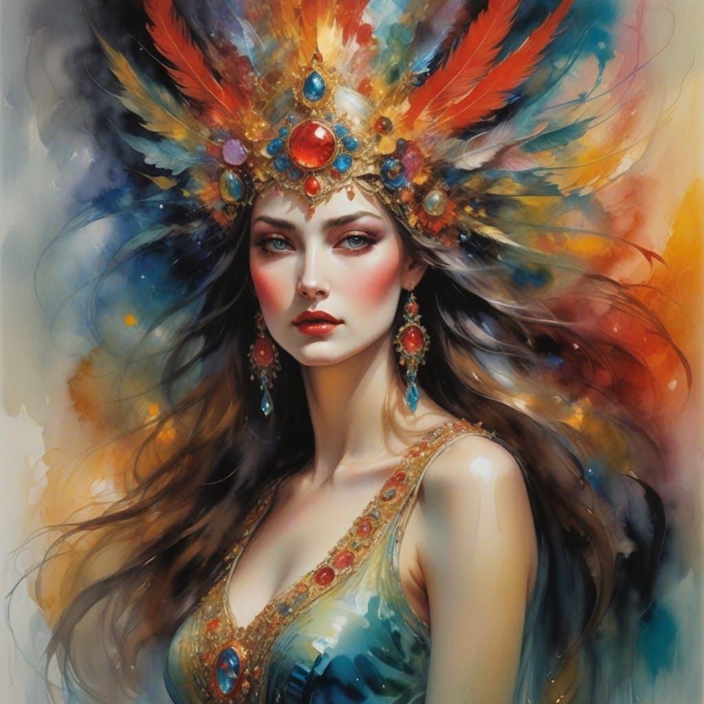 Vibrant portrait  by @Crystalline