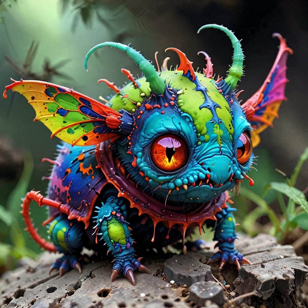 Colourful Surreal Critter