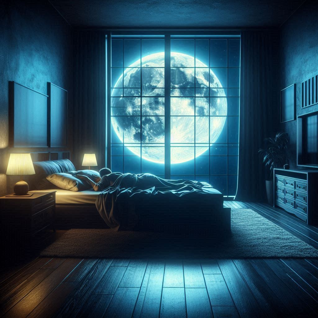 Restless Full Moon Night