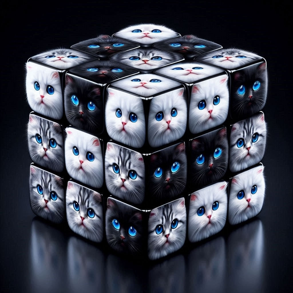 Cat Lovers Rubix Cube