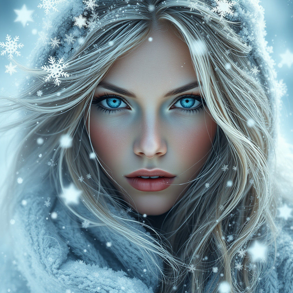 Snow beauty  by @Fantasy-Faye 