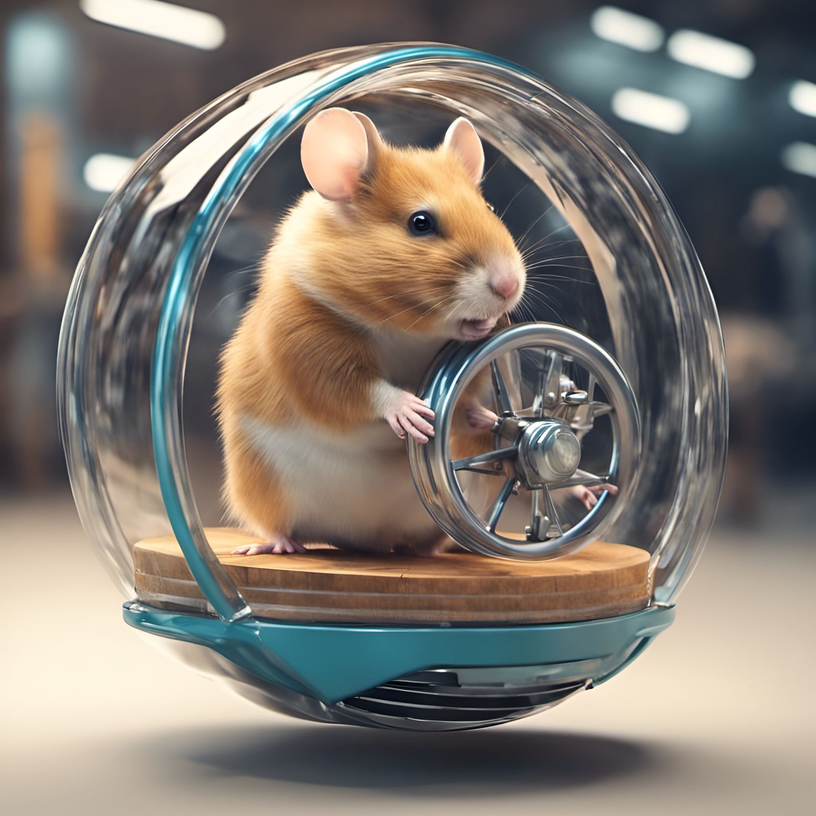 Hamster Hovercraft  by @Cheshyr Pontchartrain