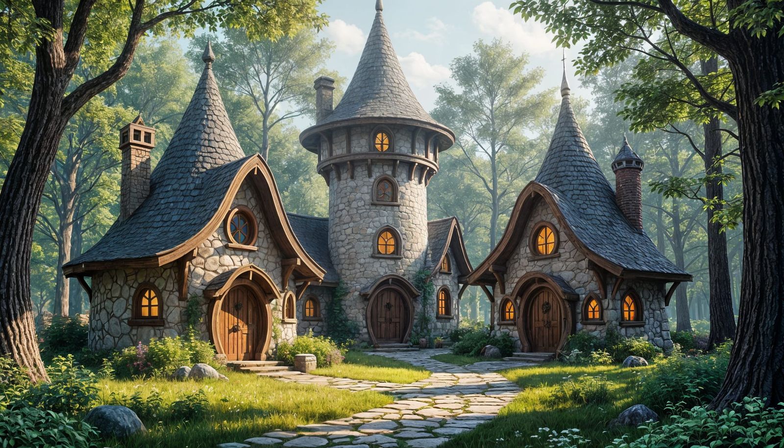 cottages  by @Davy Jay