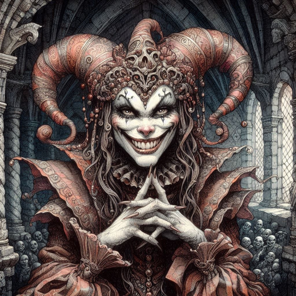 Malevolaunt, the Dark Jester of Castle Draghetta