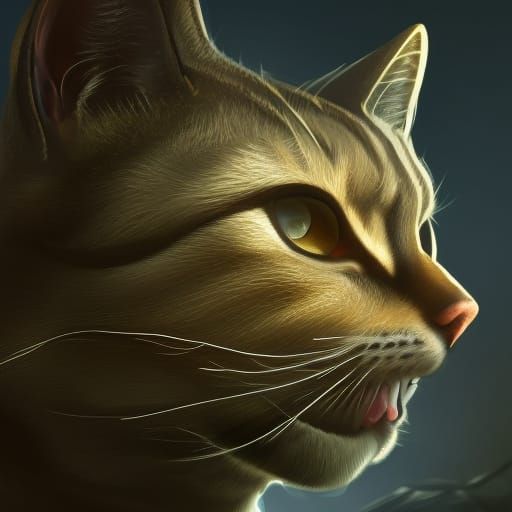 Tabby Cat Warrior 2 - AI Generated Artwork - NightCafe Creator