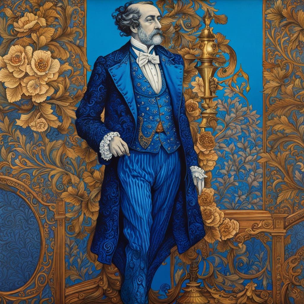 Portrait of a Gentleman in Blue