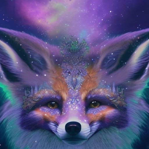 Amethyst Animals #1: Amethyst Fox - AI Generated Artwork - NightCafe ...