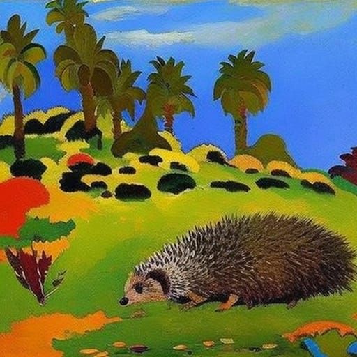 On that day in the gardens of Babylon, a giant hedgehog repa...