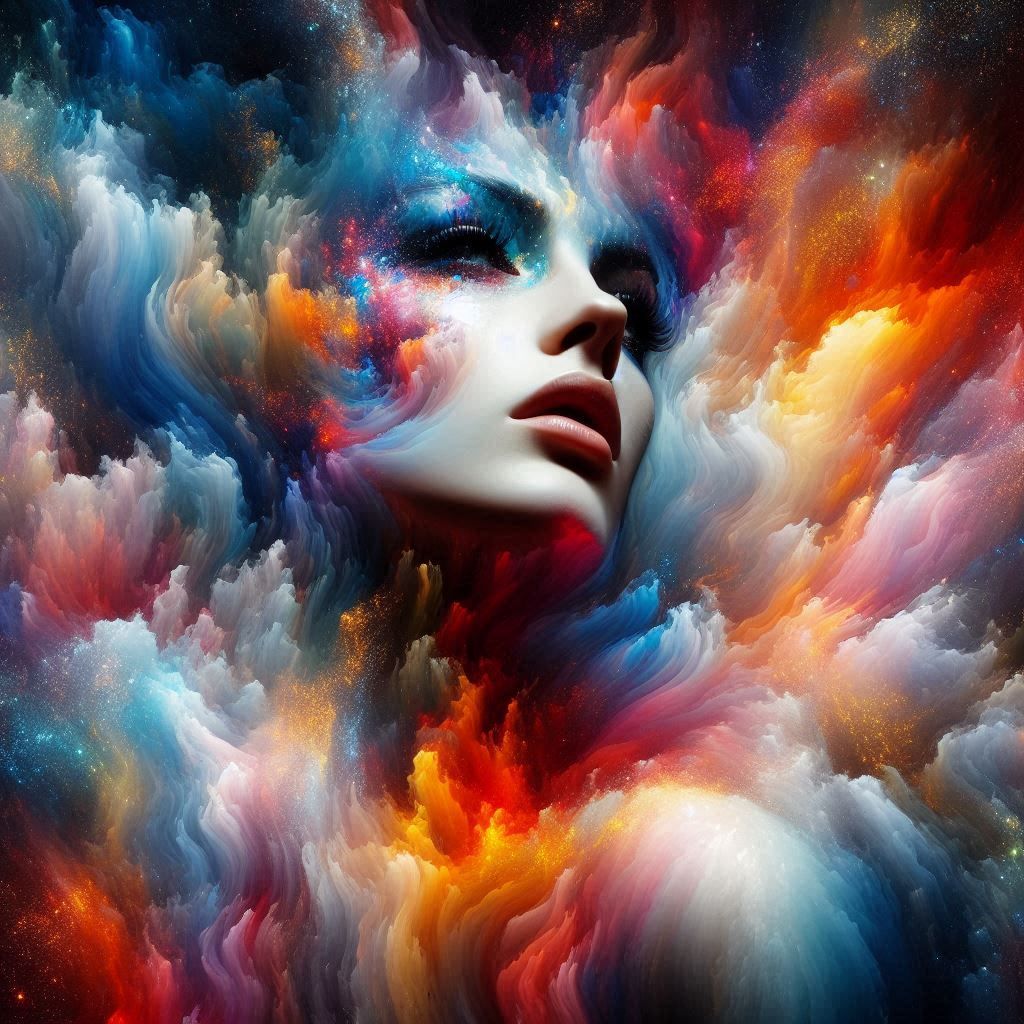Abstract Surreal Portrait