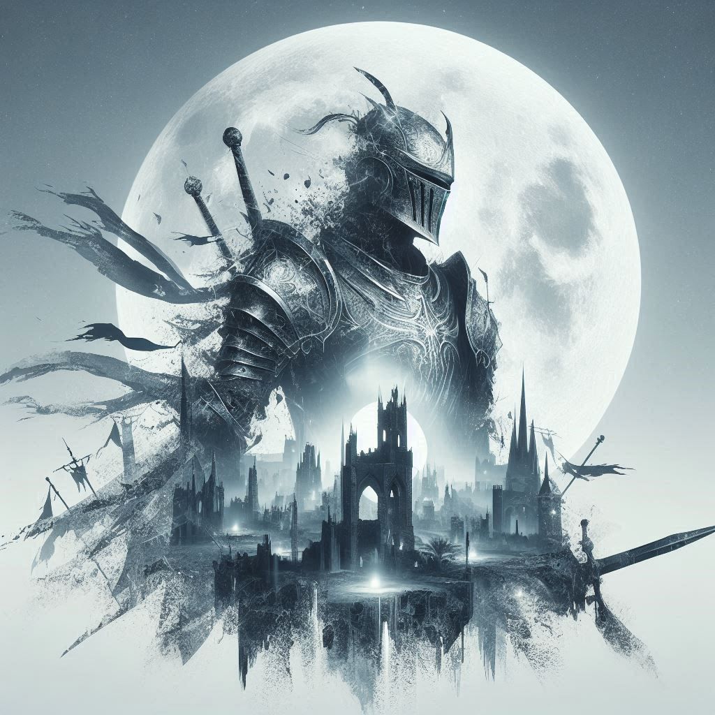 double exposure beautiful fantasy portrait landscape..