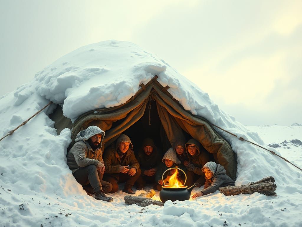 winter bivouac  by @Fella Spears