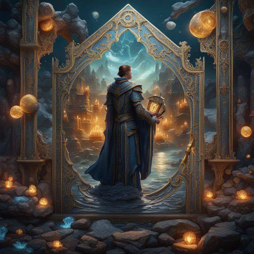 Tarot Card Comes to Life: Detailed Fantasy Art