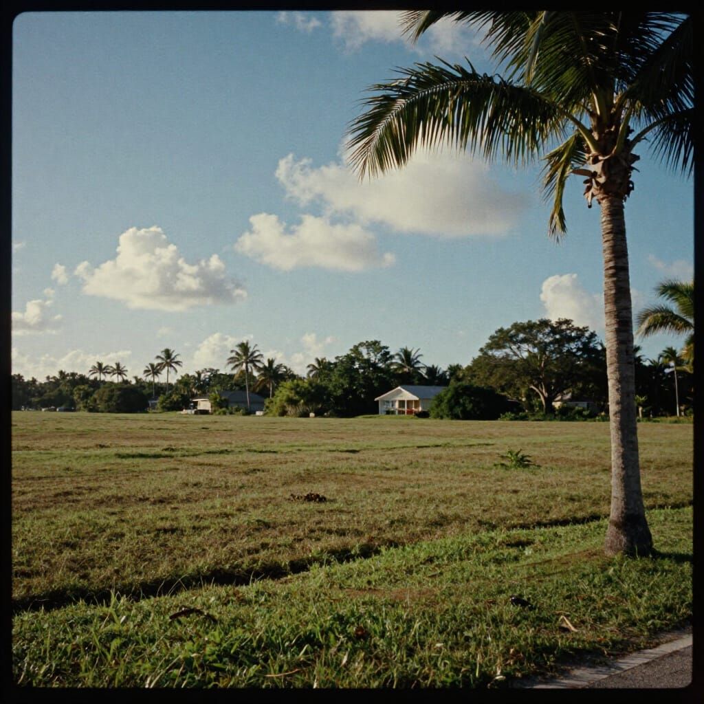 Cinematic Florida Landscape in Golden Hour Light