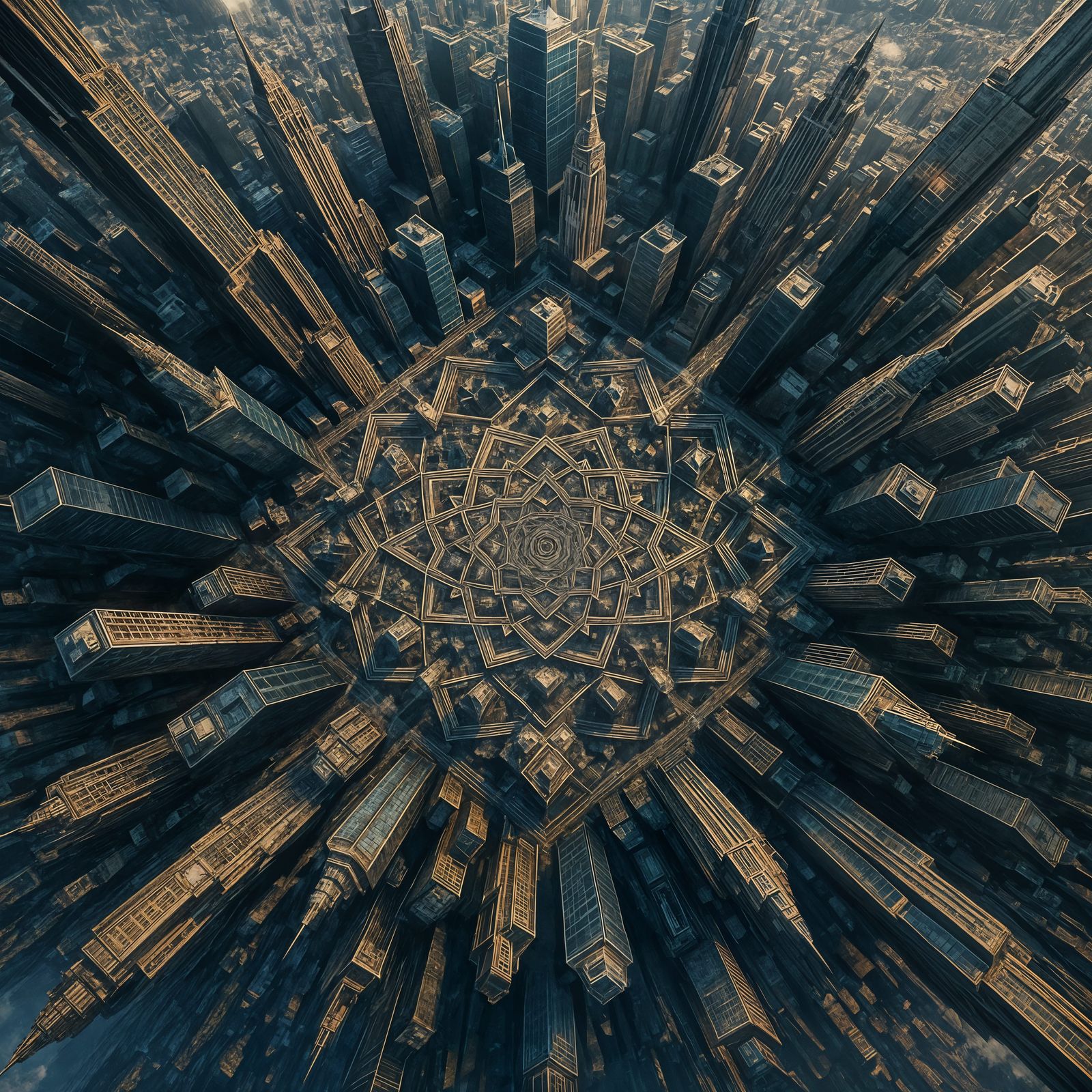 The Kaleidoscopic City  by @Mormookiee
