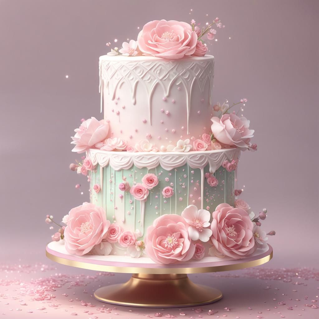 A wedding cake