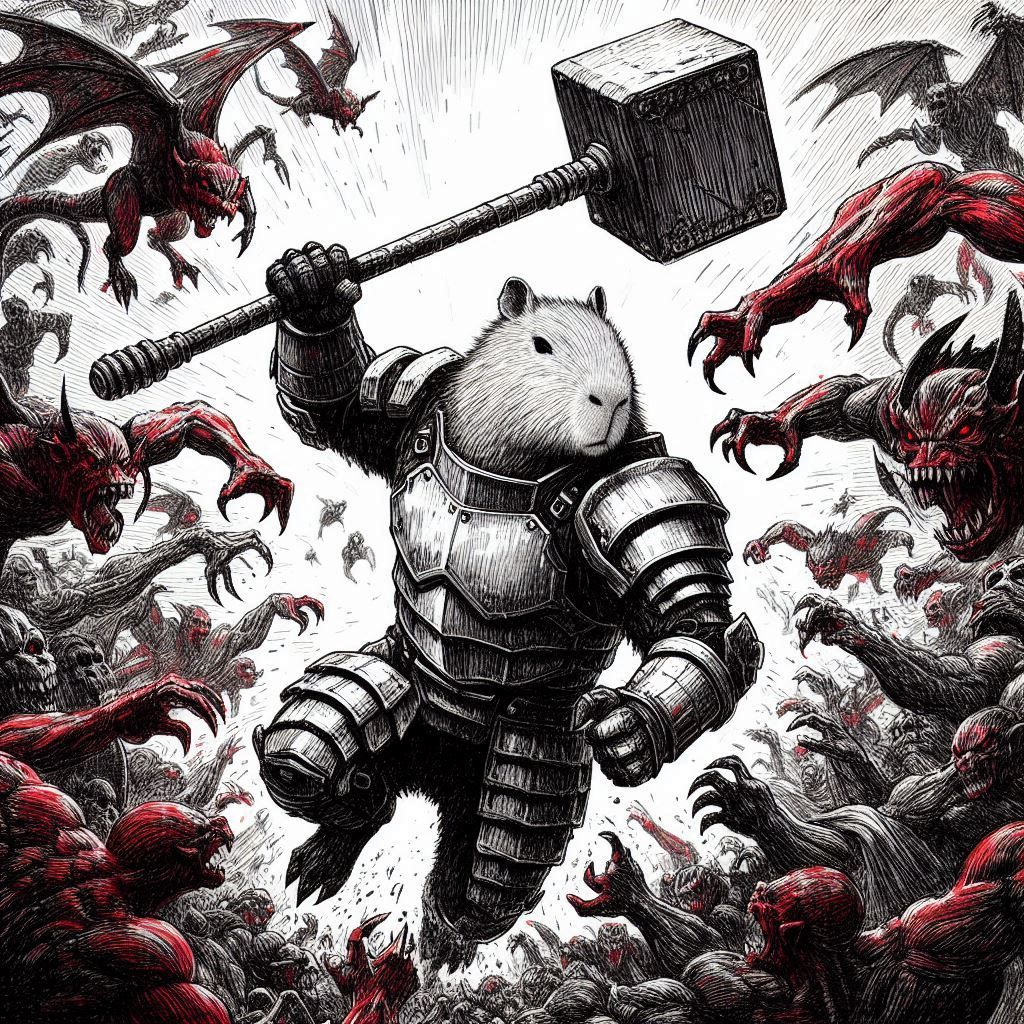 Great Capybara vs Demons (Uploaded)