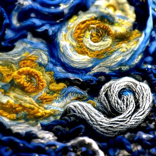 Woven Starry Night  by @ClaireB