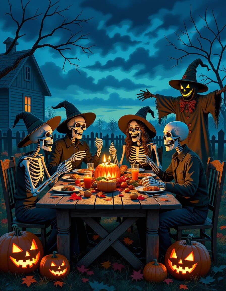 The Bone Harvest Banquet: Skull Farmers of the Midnight Feast