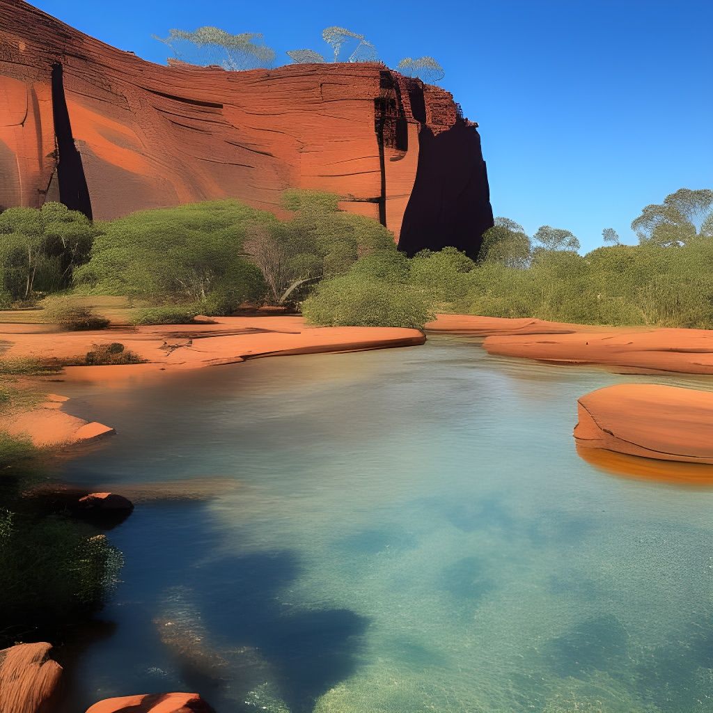 Somewhere in Land Down Under AI Generated Artwork NightCafe Creator