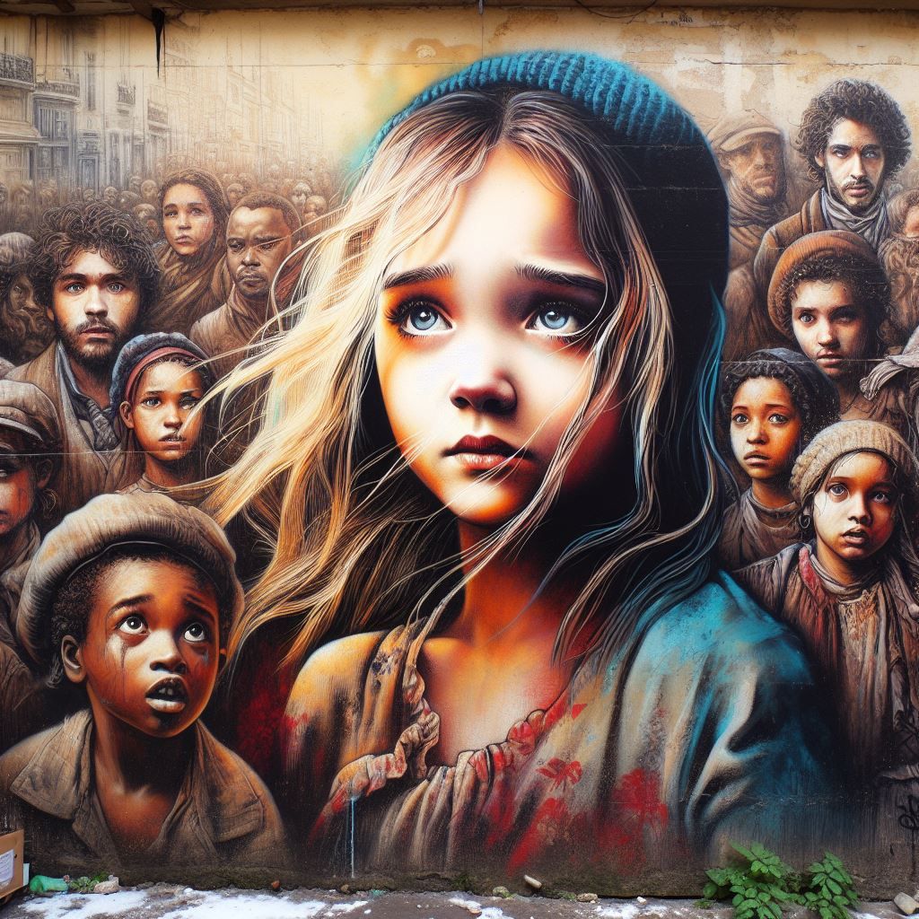 Les Miserables Mural