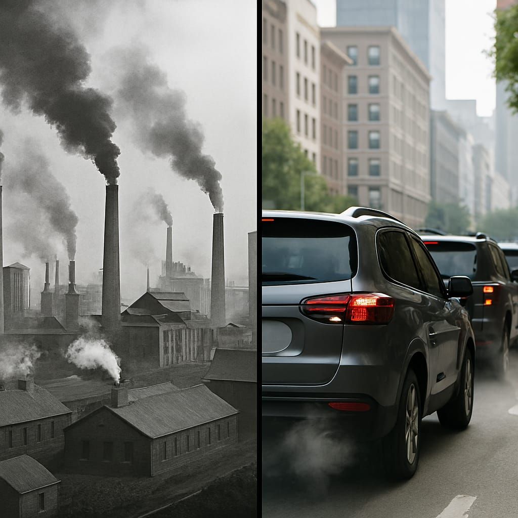 Pollution, 1900 and 2025 (quest 3-5-4)