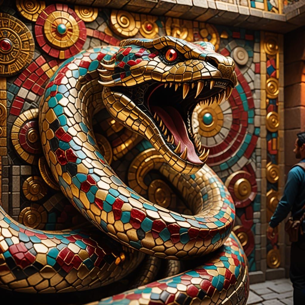 El Serpiente. The jewelled serpent.  by @DestinyFeld