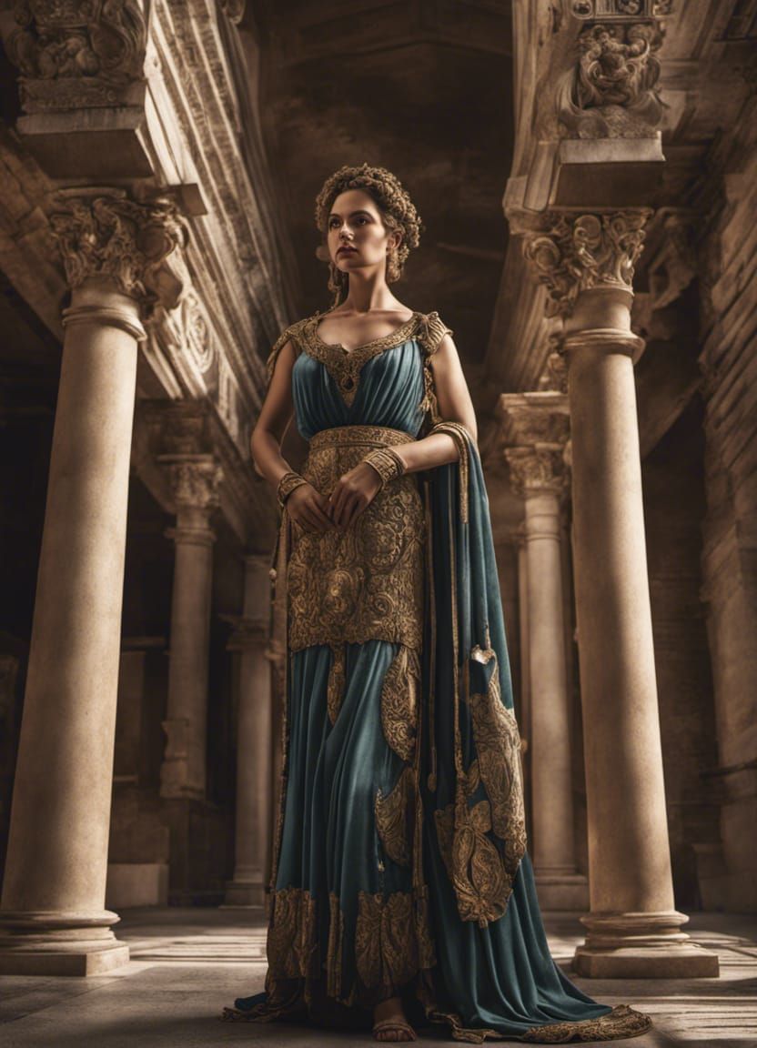 Ancient Roman female citizen 007