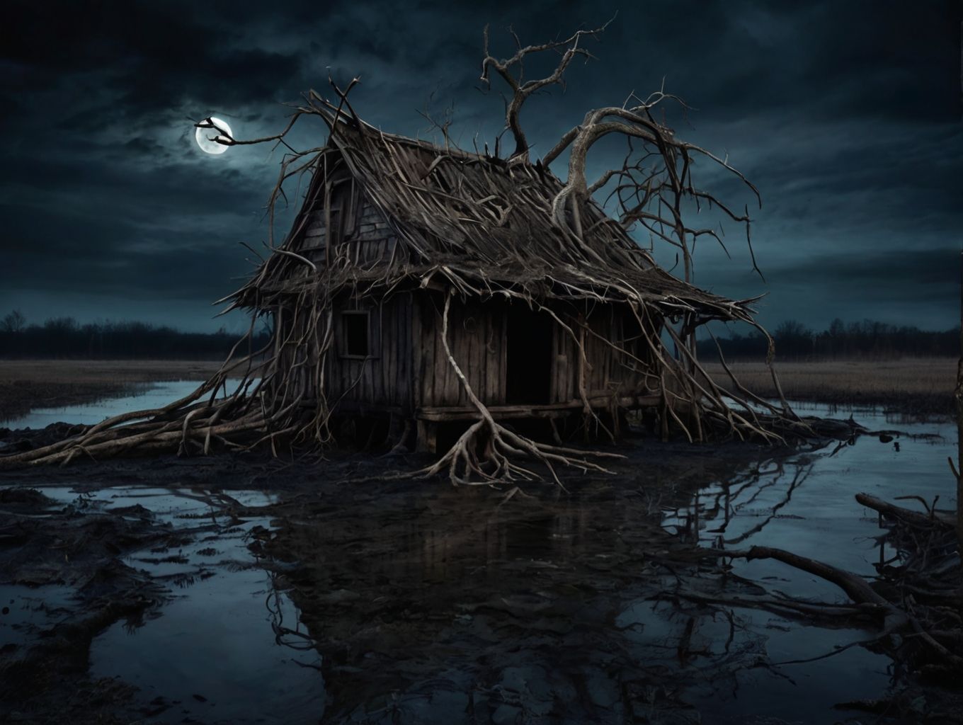 Swamp Tree Hut