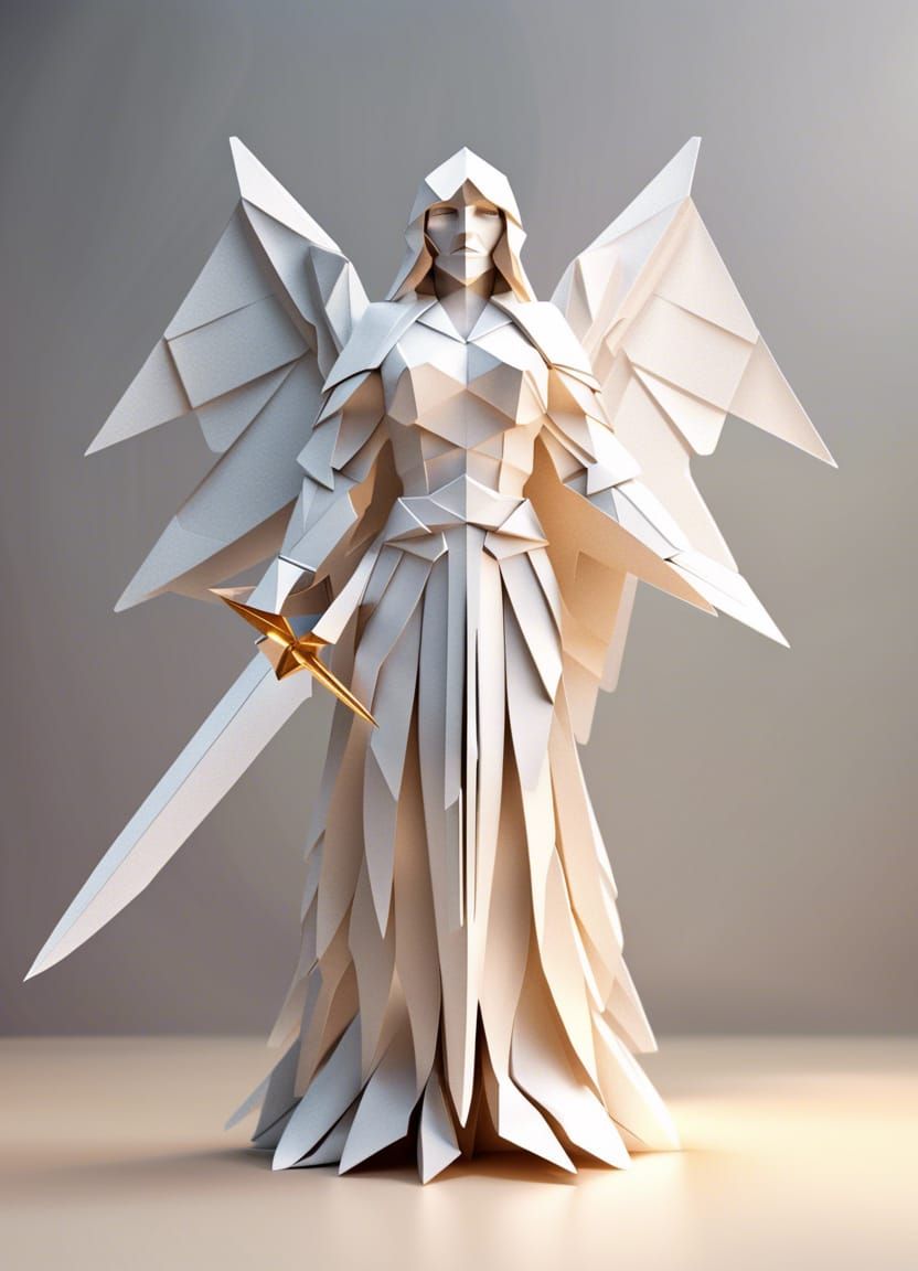 Angel with sword  by @loodupyydja