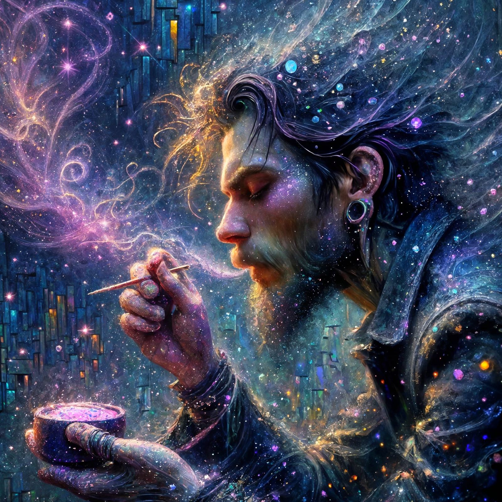 Hippie Crust Punk Embraces Magic in Hypermaximalist Oil Pain...