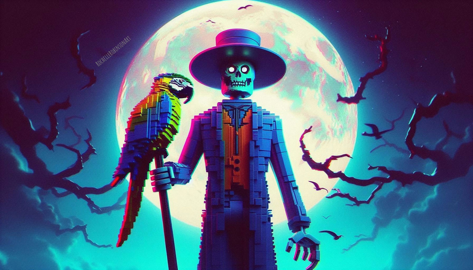 Baron Samedi Voodoo - Lego Art