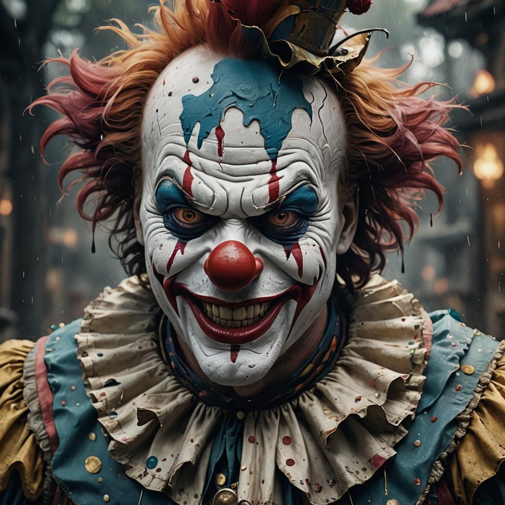 A clown