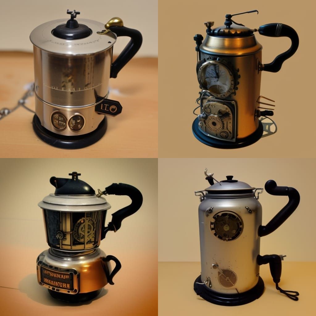 Steampunk Teasmade Selection 2